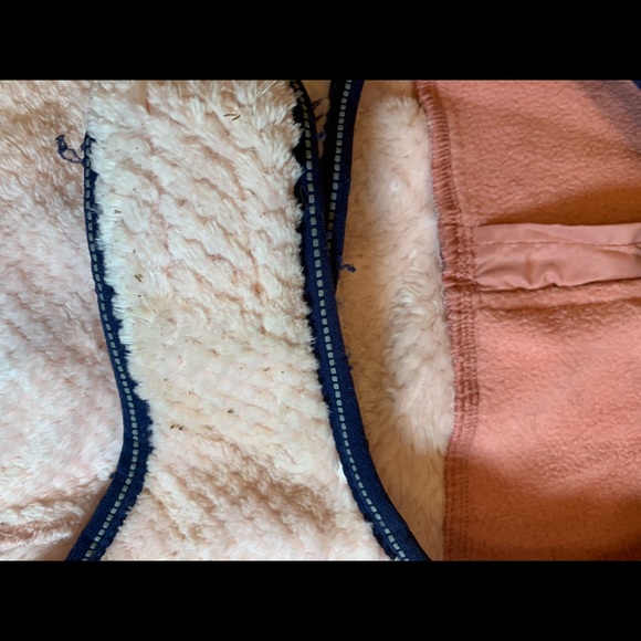 Top Paw 2 toned pink fleece dog jacket S: Small - Picture 4 of 5